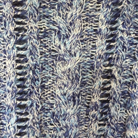 Denim & Supply Blue Marled Pullover Sweater M - Picture 4 of 8